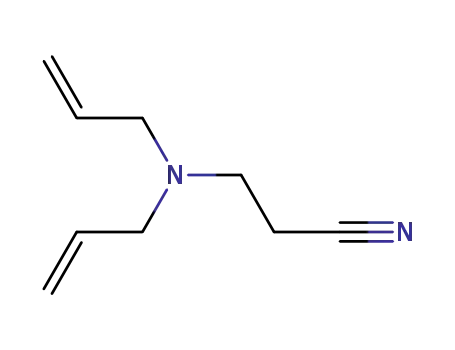 Molecular Structure of 31164-08-6 (3-(diprop-2-enylamino)propanenitrile)