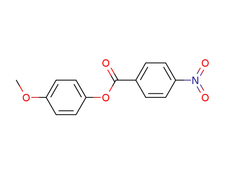 Molecular Structure of 13245-59-5 (Phenol, 4-methoxy-, 4-nitrobenzoate)