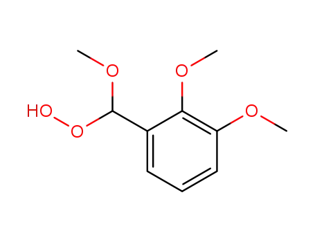 Molecular Structure of 92720-69-9 (Hydroperoxide, (2,3-dimethoxyphenyl)methoxymethyl)