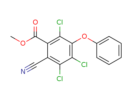 Methyl 2,4,5-trichloro-6-cyano-3-phenoxybenzoate