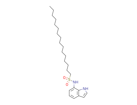 1-Hexadecanesulfonamide,N-1H-indol-7-yl-