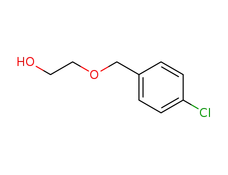Molecular Structure of 1200-15-3 (2-[(4-CHLOROBENZYL)OXY]-1-ETHANOL)