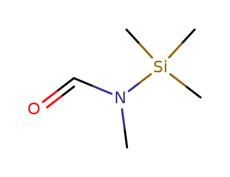 Molecular Structure of 13889-02-6 (N-Methyl-N-(trimethylsilyl)-formamid)
