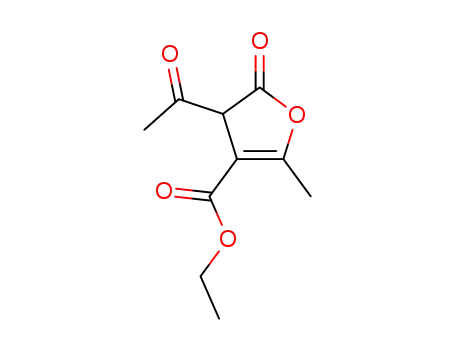 4-acetyl-2-methyl-5-oxo-4,5-dihydro-furan-3-carboxylic acid ethyl ester