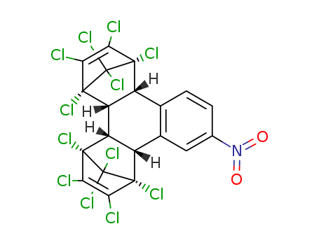 1,4:5,8-Dimethanotriphenylene,1,2,3,4,5,6,7,8,13,13,14,14-dodecachloro-1,4,4a,4b,5,8,8a,12b-octahydro-10-nitro-