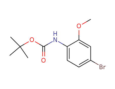 Carbamic acid, (4-bromo-2-methoxyphenyl)-, 1,1-dimethylethyl ester (9CI)