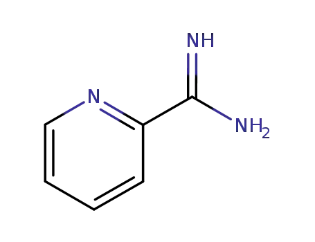 Molecular Structure of 52313-50-5 (PYRIDINE-2-CARBOXAMIDINE)