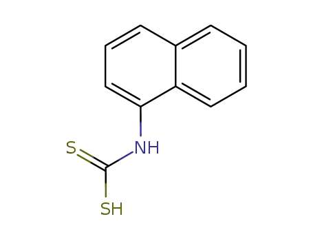 Molecular Structure of 15867-07-9 (naphthalen-1-ylcarbamodithioic acid)