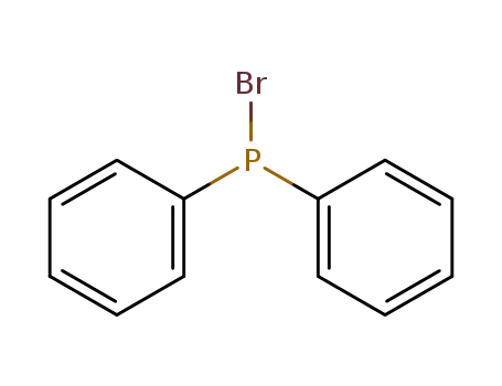 Molecular Structure of 1079-65-8 (Bromodiphenylphosphine 96%)