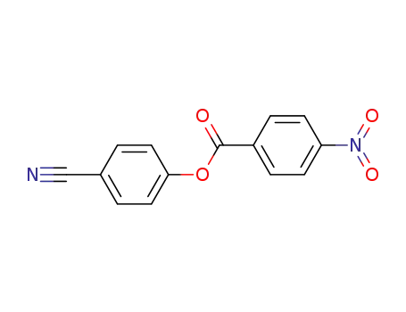 Molecular Structure of 32792-81-7 (Benzonitrile, 4-[(4-nitrobenzoyl)oxy]-)