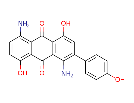 1,5-DIAMINO-4,8-DIHYDROXY-2-(4-HYDROXYPHENYL)ANTHRAQUINONECAS