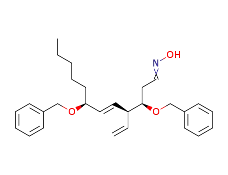 (E)-(3R,4S,7S)-3,7-Bis-benzyloxy-4-vinyl-dodec-5-enal oxime