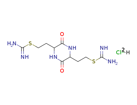 Carbamimidothioic acid,(3,6-dioxo-2,5-piperazinediyl)di-2,1-ethanediyl ester, dihydrochloride (9CI) cas  6965-23-7