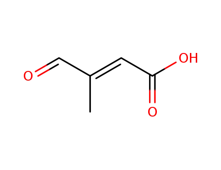 Molecular Structure of 54168-84-2 (trans-β-formyl crotonic acid)