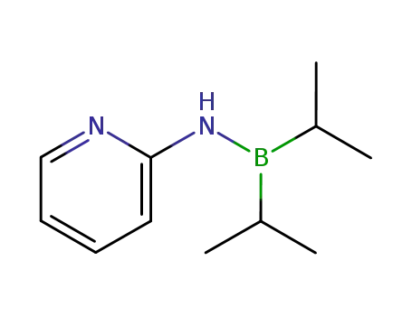 Molecular Structure of 114502-05-5 (2-Pyridinamine, N-[bis(1-methylethyl)boryl]-)