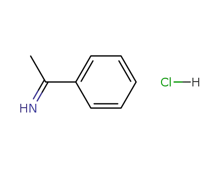 Molecular Structure of 107836-65-7 (acetophenone imine hydrochloride)