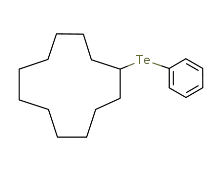 Molecular Structure of 97567-72-1 (Cyclododecyl phenyl telluride)