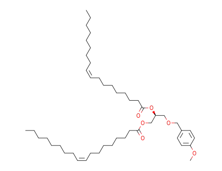 Molecular Structure of 143997-01-7 ((S)-3-((4-methoxybenzyl)oxy)propane-1,2-diyl dioleate)