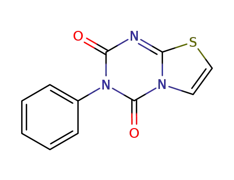 3-phenyl-thiazolo[3,2-<i>a</i>][1,3,5]triazine-2,4-dione