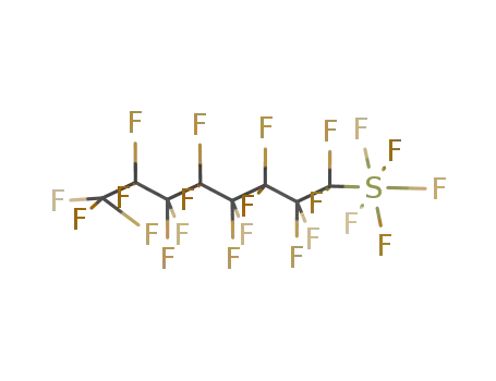 Molecular Structure of 21652-55-1 (perfluoro-n-octylsulfopentafluoride)