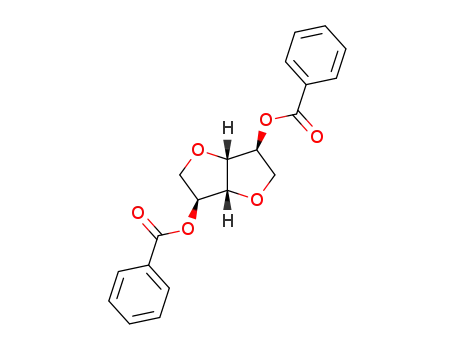 Molecular Structure of 3014-56-0 ((3S,3aR,6S,6aR)-6-(benzoyloxy)hexahydrofuro[3,2-b]furan-3-yl benzoate)