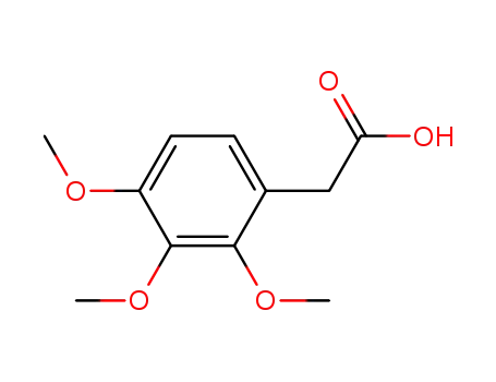 Molecular Structure of 22480-91-7 (2,3,4-TRIMETHOXYPHENYLACETIC ACID)