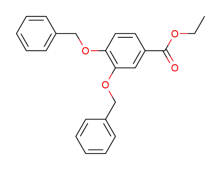 Molecular Structure of 174398-83-5 (Ethyl 3,4-bis(benzyloxy)benzoate)
