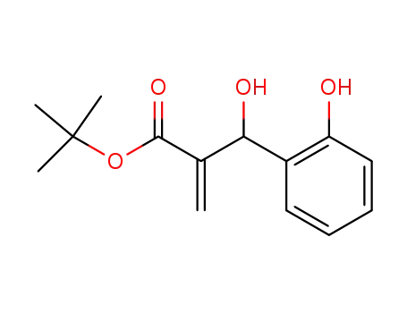 Molecular Structure of 548756-55-4 (Benzenepropanoic acid, b,2-dihydroxy-a-Methylene-, 1,1-diMethylethylester)