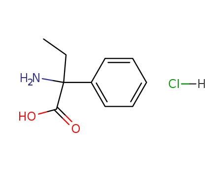 Benzeneacetic acid, a-amino-a-ethyl-, hydrochloride (1:1)