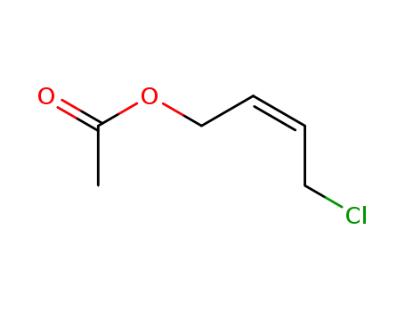 Molecular Structure of 55613-61-1 ((Z)-4-chlorobut-2-en-1-yl acetate)