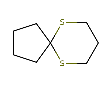 Molecular Structure of 15077-17-5 (6,10-Dithiaspiro[4.5]decane)