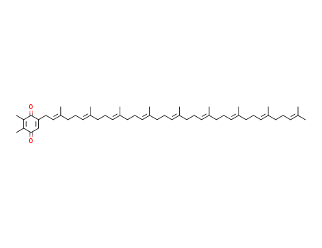 2,5-Cyclohexadiene-1,4-dione,2,3-dimethyl-5- [(2E,6E,10E,14E,18E,22E,26E,30E)-3,7,11,15,- 19,23,27,31,35-nonamethyl-2,6,10,14,18,22,26,- 30,34-hexatriacontanonaenyl]-