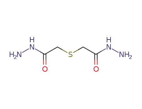 Molecular Structure of 5447-21-2 (Thiobis(acetohydrazide))