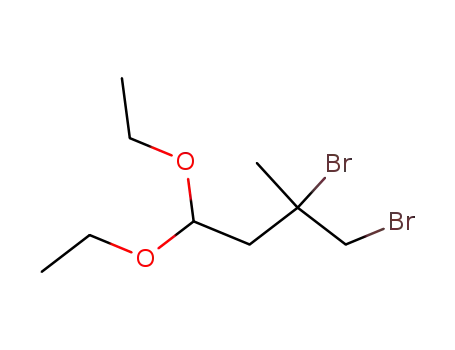 1,2-dibromo-4,4-diethoxy-2-methylbutane