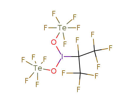 Molecular Structure of 105062-54-2 (C<sub>3</sub>F<sub>17</sub>IO<sub>2</sub>Te<sub>2</sub>)