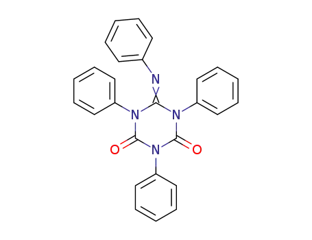 Molecular Structure of 13134-13-9 (1,3,5-Triazine-2,4(1H,3H)-dione,
dihydro-1,3,5-triphenyl-6-(phenylimino)-)
