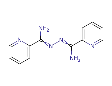 Molecular Structure of 19081-87-9 (2-Pyridinecarboximidic acid, 2-(imino-2-pyridinylmethyl)hydrazide)