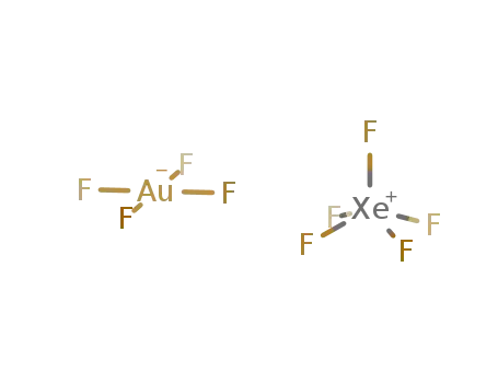 XeF<sub>5</sub><sup>(1+)</sup>*AuF<sub>4</sub><sup>(1-)</sup>=XeF<sub>5</sub>AuF<sub>4</sub>
