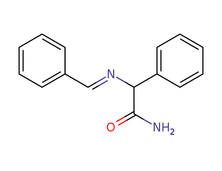 Molecular Structure of 1086209-16-6 (α-benzylideneamino-α-phenylacetamide)