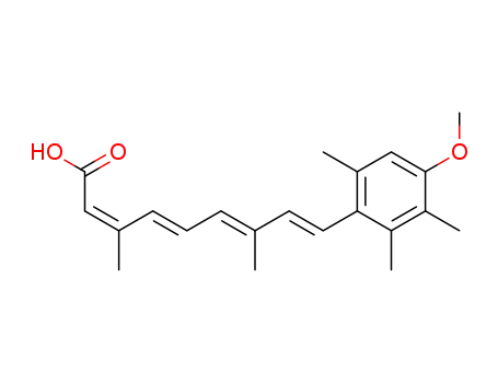 Molecular Structure of 69427-46-9 (13-CIS-ACITRETIN)