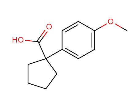 1-(4-METHOXYPHENYL)-1-CYCLOPENTANECARBOXYLIC ACID CAS No.43050-28-8
