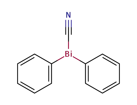 Molecular Structure of 41083-18-5 (Diphenylcyanbismutan)