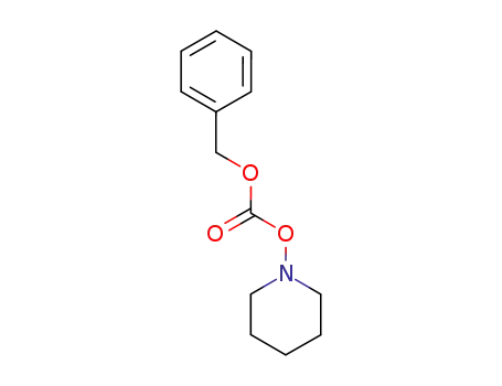 Molecular Structure of 4816-77-7 (1-benzyloxycarbonyloxy-piperidine)