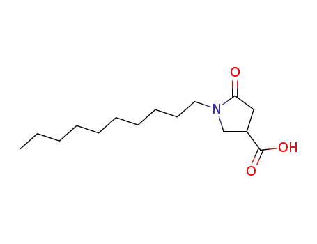 Molecular Structure of 94108-37-9 (1-decyl-5-oxopyrrolidine-3-carboxylic acid)