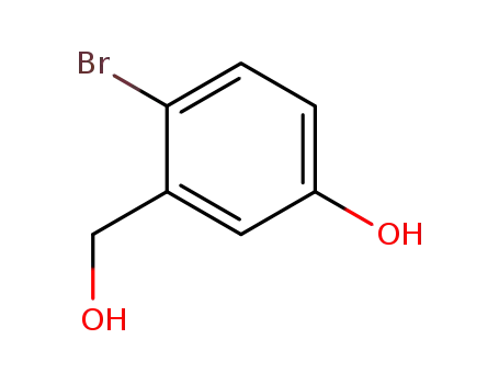 Molecular Structure of 2737-20-4 (4-bromo-3-(hydroxymethyl)phenol)