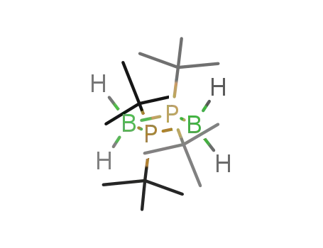 Molecular Structure of 149075-28-5 (1,1,3,3-tetra-tert-butyl-1,3,2,4-diphosphadiboracyclobutane)