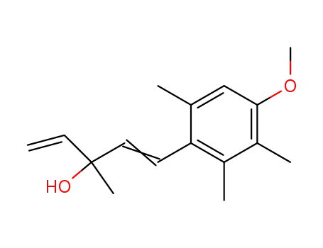 1-(4-メトキシ-2,3,6-トリメチルフェニル)-3-メチル-1,4-ペンタジエン-3-オール
