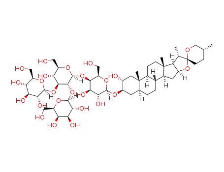 (25R)-2α-hydroxy-5α-spirostan-3β-yl O-β-D-galactopyranosyl-(1 → 2)-O-[β-D-glucopyranosyl-(1 → 3)]-O-β-D-glucopyranosyl-(1 → 4)-β-D-galactopyranoside