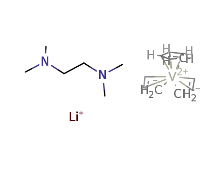 Molecular Structure of 89184-58-7 (Li<sup>(1+)</sup>*((H<sub>3</sub>C)2NCH<sub>2</sub>)2*(C<sub>5</sub>H<sub>5</sub>)V(C<sub>3</sub>H<sub>5</sub>)2<sup>(1-)</sup>=(Li((H<sub>3</sub>C)2NCH<sub>2</sub>)2)((C<sub>5</sub>H<sub>5</sub>)V(C<sub>3</sub>H<sub>5</sub>)2))