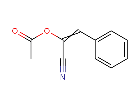 Acetic acid (E)-1-cyano-2-phenyl-vinyl ester